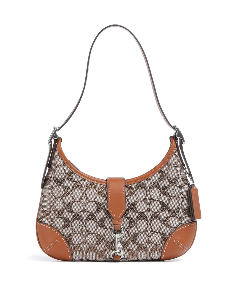 Coach The Coach Originals Hamptons Crystal Signature Axelremsväska burnished amber