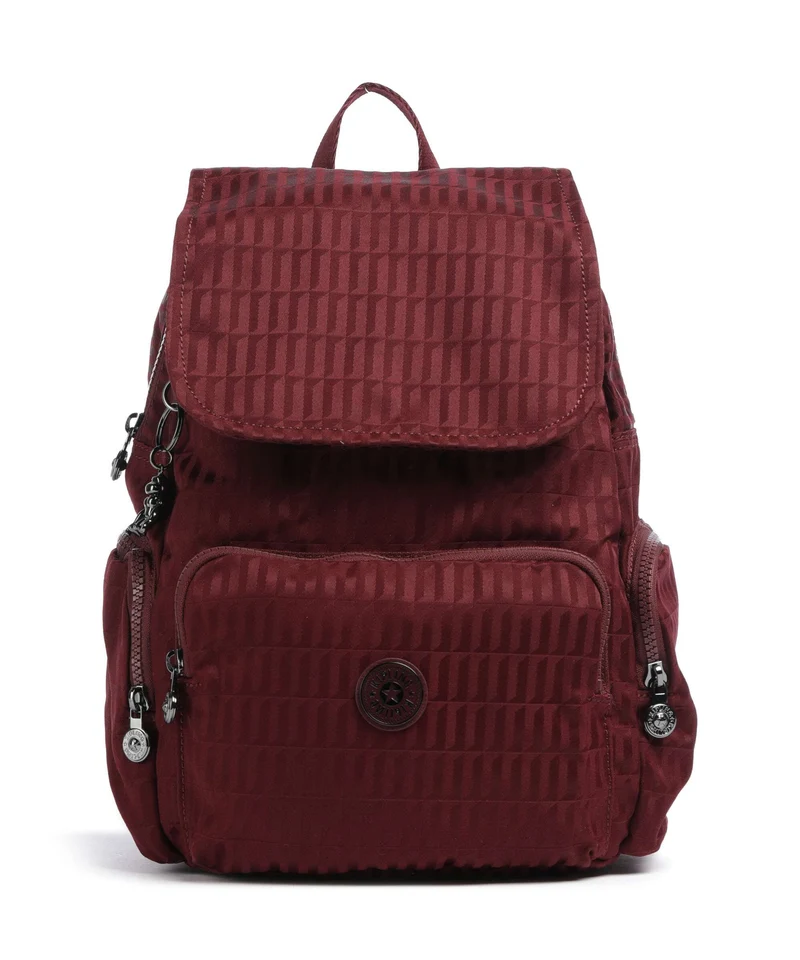 Kipling Elevated City Zip S Ryggsäck maroon tile