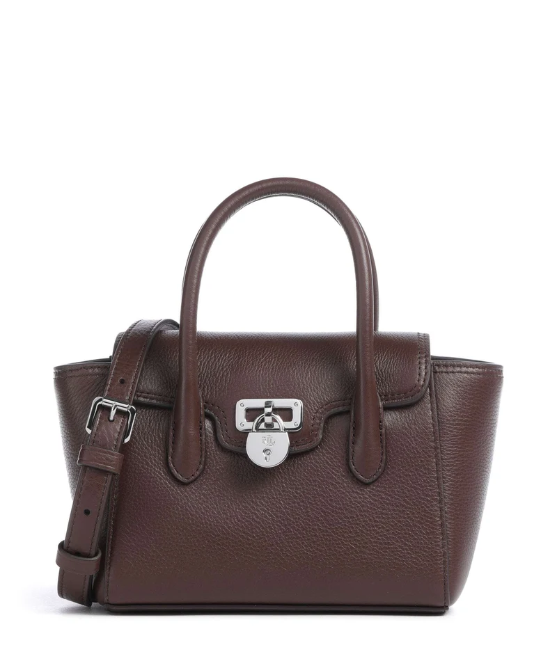 Lauren Ralph Lauren Tanner Small Crossover väska dark hickory