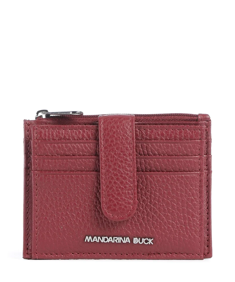 Mandarina Duck Mellow Leather Korthållare grape