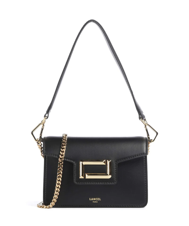 Lancel Angèle Mini Axelremsväska black