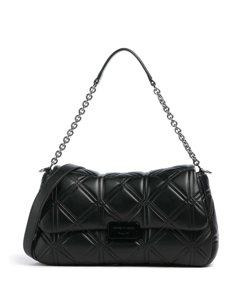 Emporio Armani Cassandra Axelremsväska nero