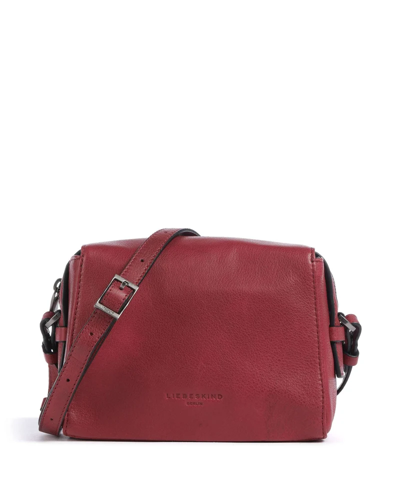 Liebeskind Lou 2 3D Leather S Crossover väska berry