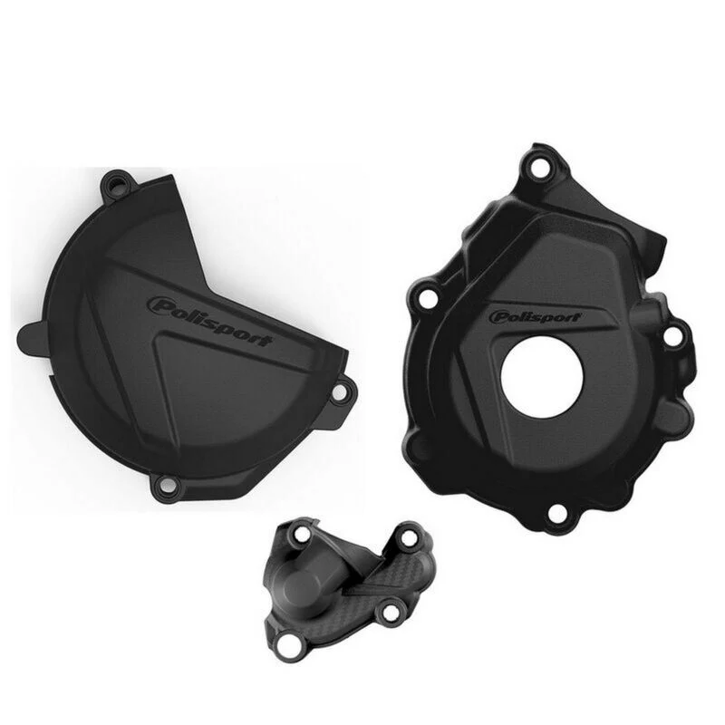 POLISPORT Clutch, Ignition And Water Pump Cover Protection Set - KTM 250 / 350 XC-F / SX-F 90974