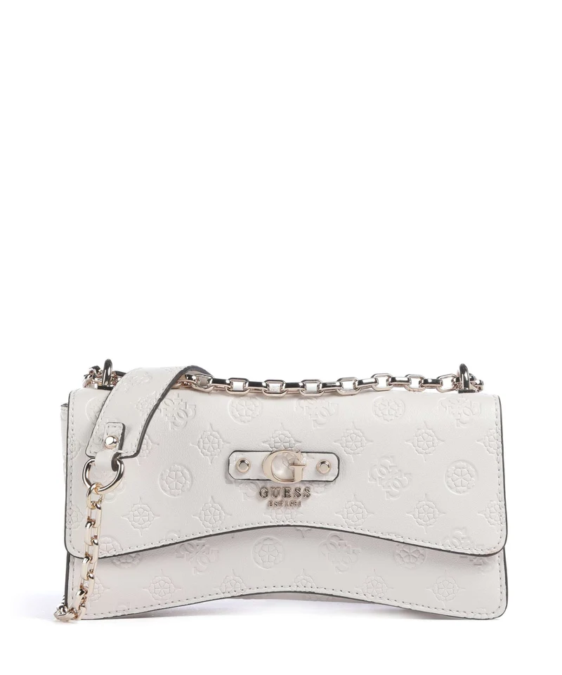 Guess Gerty Peony Axelremsväska offwhite