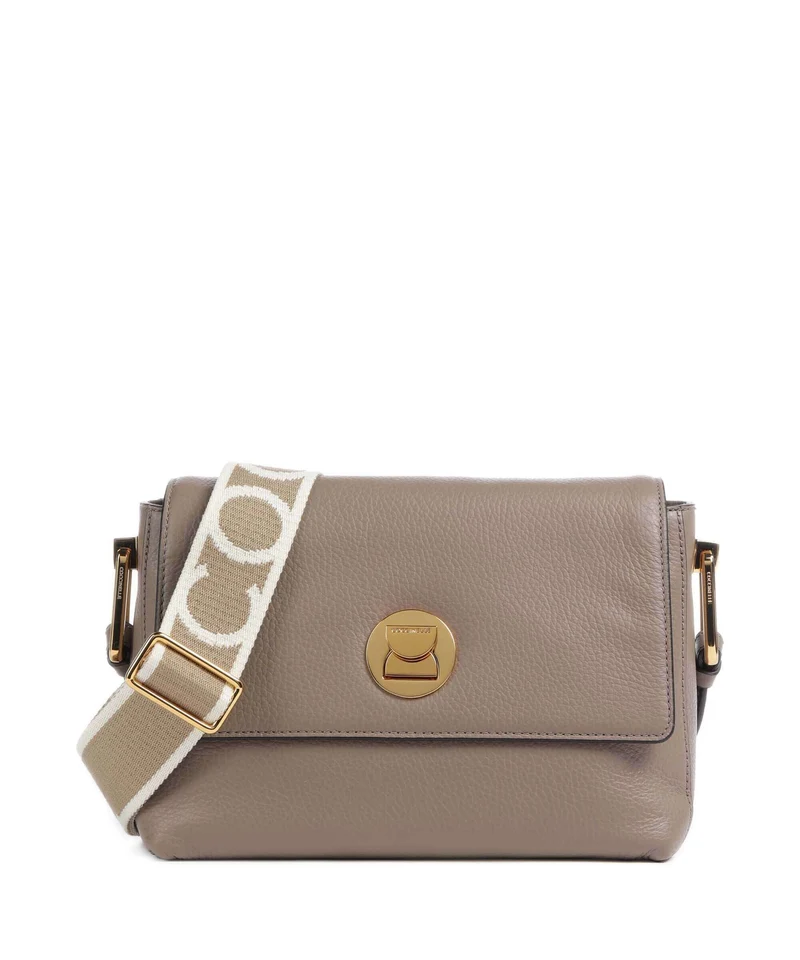 Coccinelle Liya Signature Crossover väska warm taupe