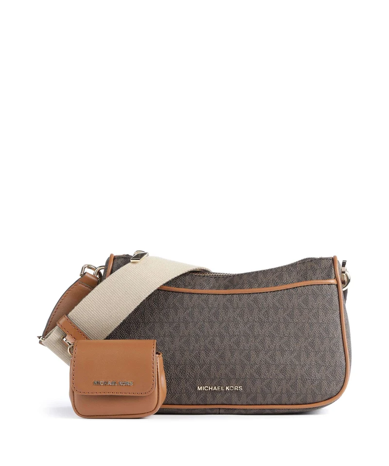 Michael Kors Jet Set Crossover väska brown/acorn