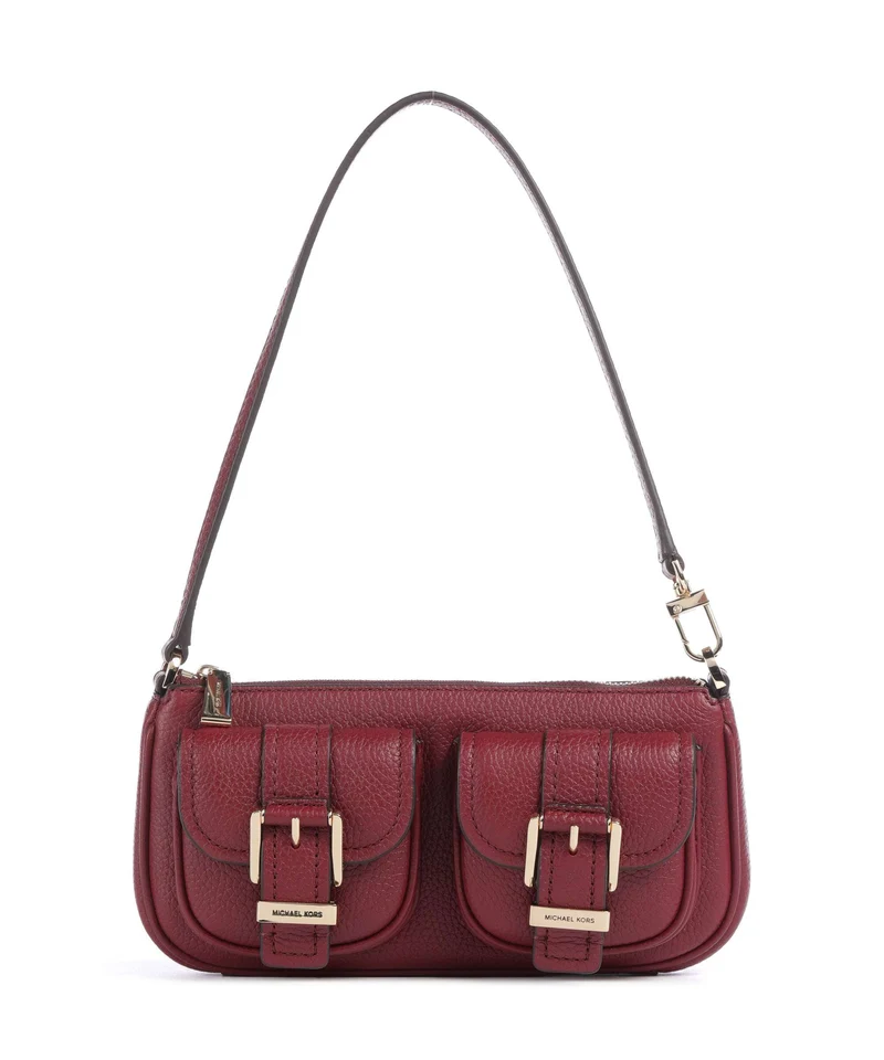 Michael Kors Zoe Small Axelremsväska mulberry