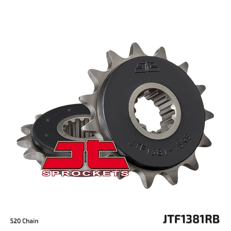 JT SPROCKETS Steel Noise-Free Front Sprocket 1381 - 520 JTF1381.15RB