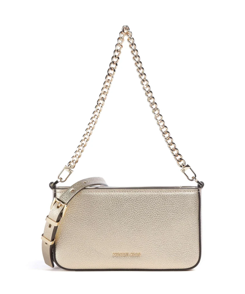 Michael Kors Bryant Small Axelremsväska pale gold