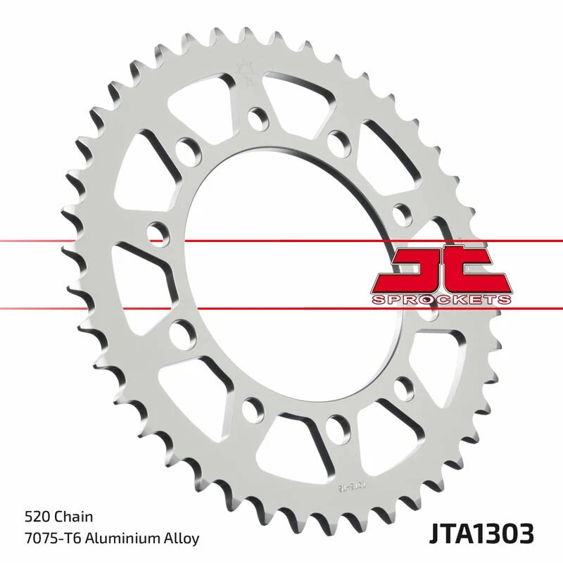 JT SPROCKETS Aluminium Ultra-Light Rear Sprocket 1303 - 520 JTA1303.42BLK