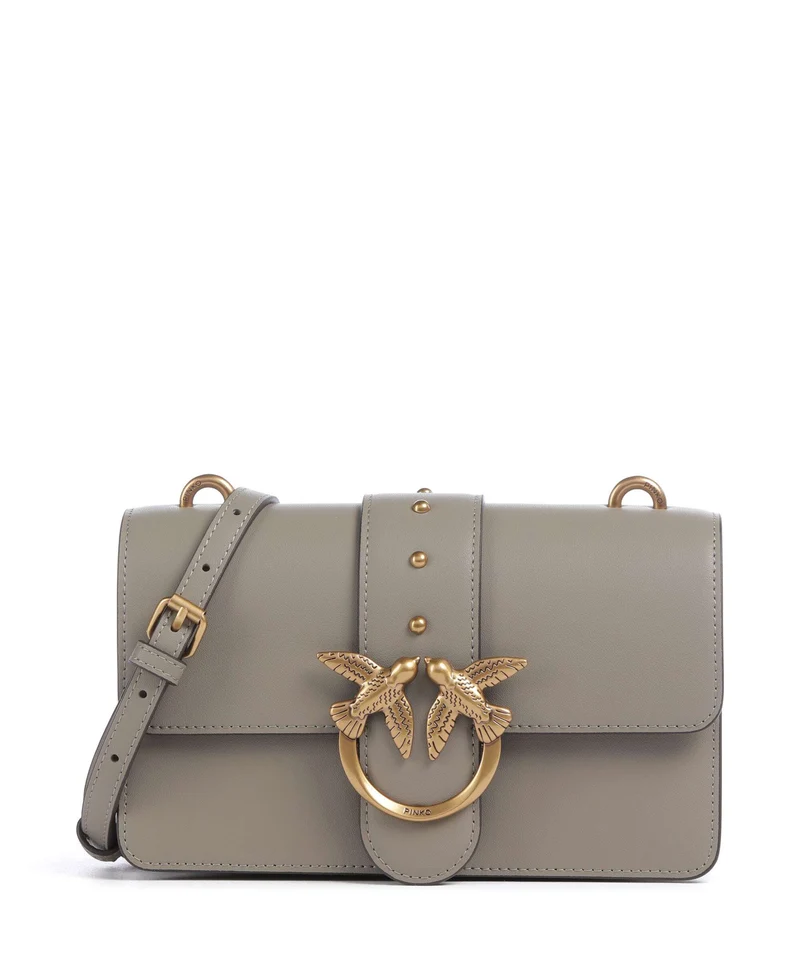 Pinko Love One Mini Crossover väska noce/antique gold