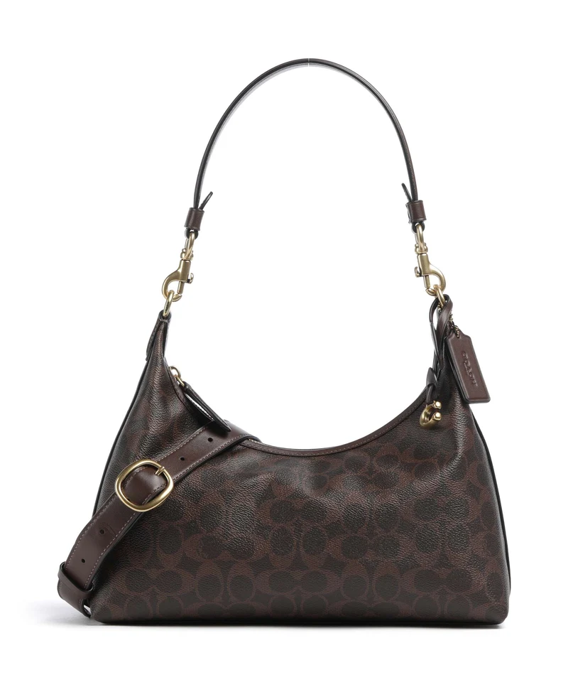 Coach Juliet Signature Axelremsväska maple