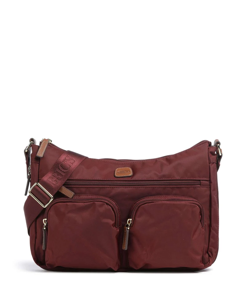 Brics X-Collection Crossover väska bordeaux