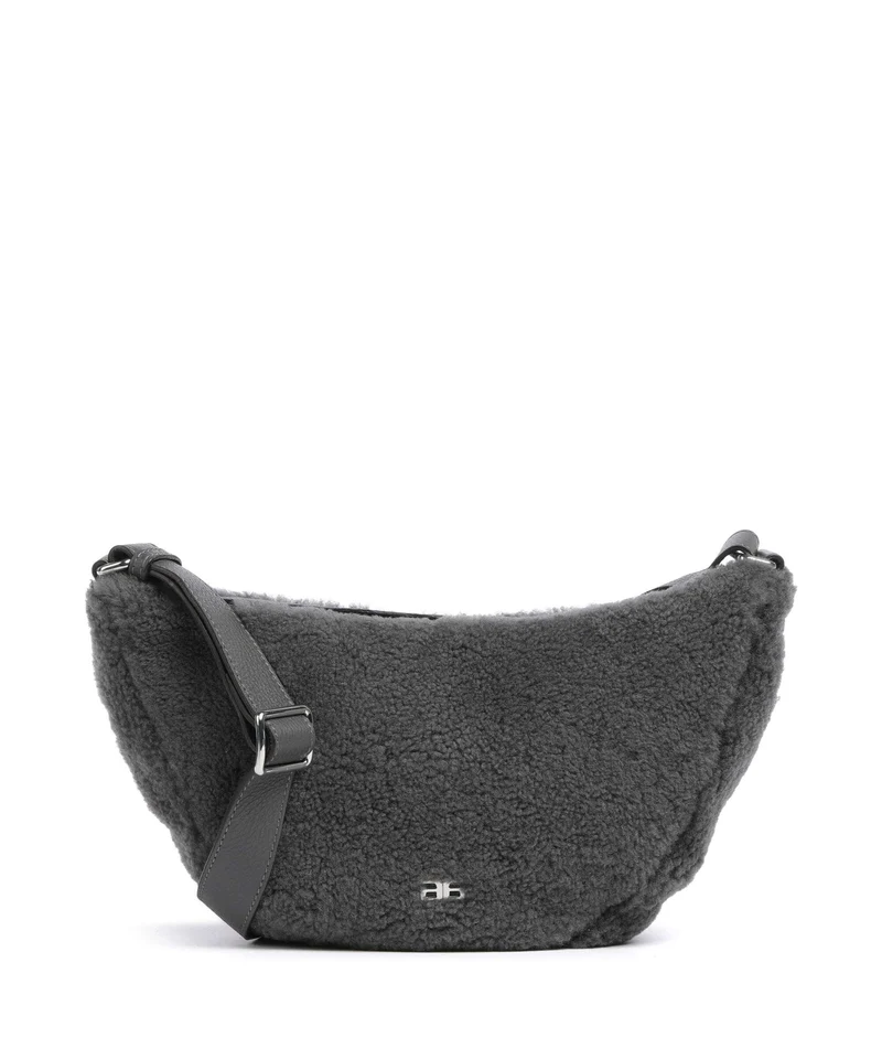 Abro Shearling By My Side Crossover väska grey