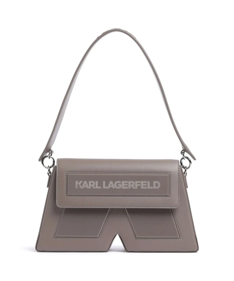 Karl Lagerfeld Ikon K Axelremsväska ash grey