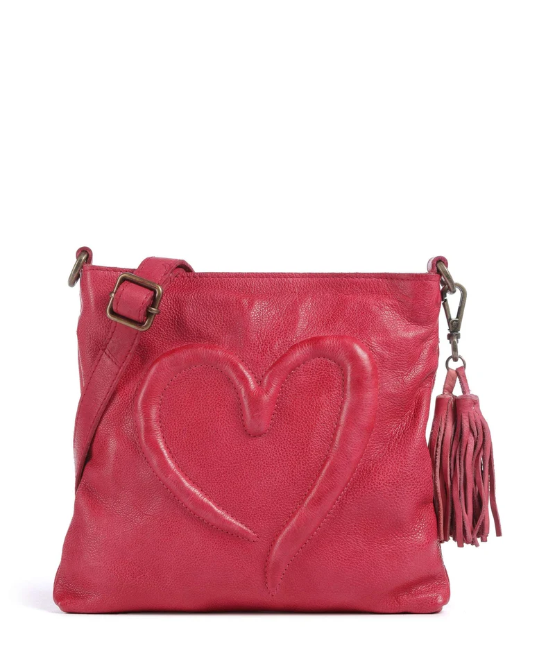 Taschendieb Wien Herzweg 4 Crossover väska pink love