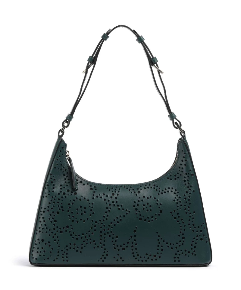 Marimekko Imprint Unikko Axelremsväska dark green
