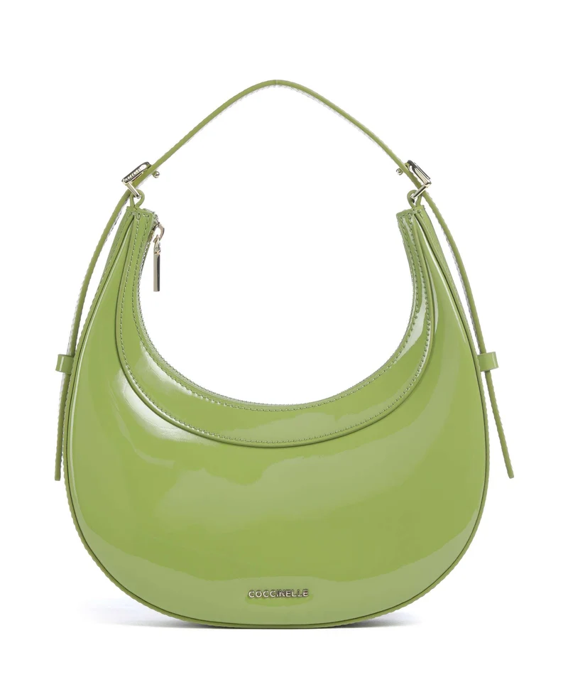 Coccinelle Whisper Patent Axelremsväska guacamole