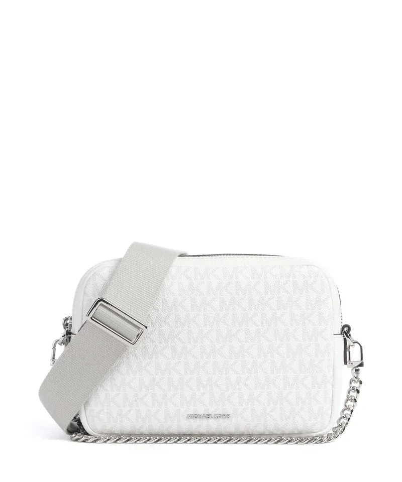 Michael Kors Bryant Medium Crossover väska optical allum
