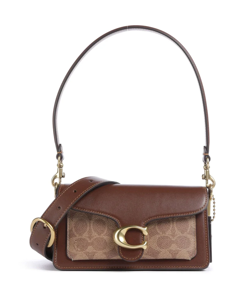 Coach Tabby 20 Axelremsväska tan brown