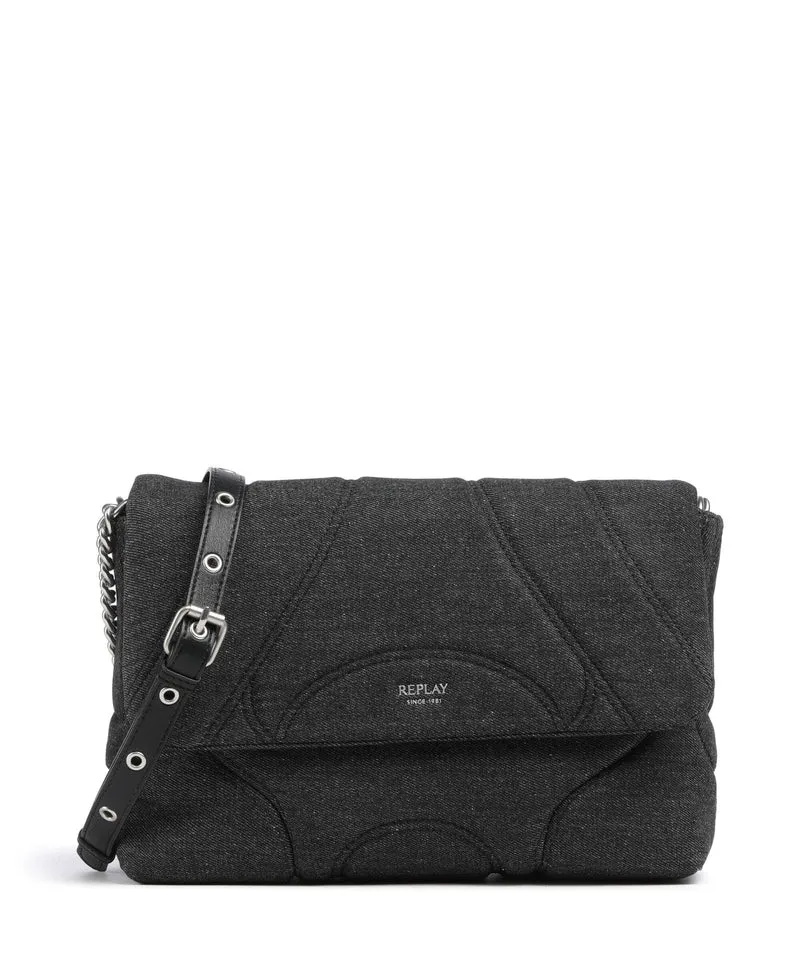 Replay Axelremsväska washed black