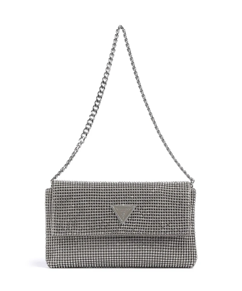 Guess Zalina Axelremsväska silver