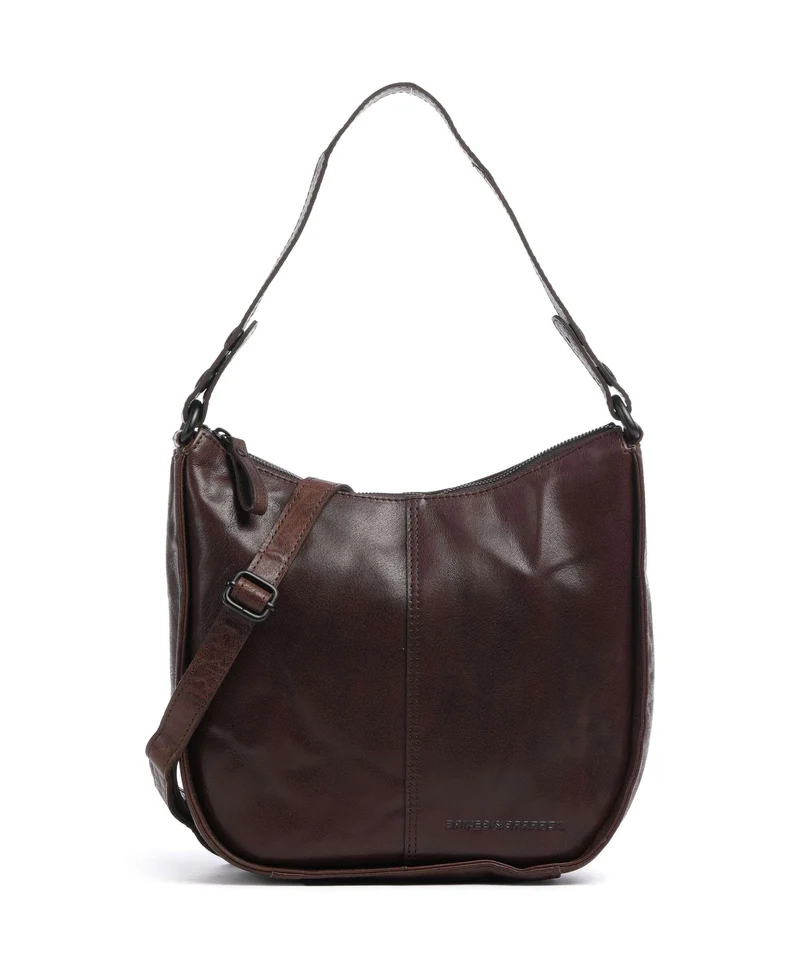 Spikes & Sparrow Bronco Colleen Axelremsväska dark brown