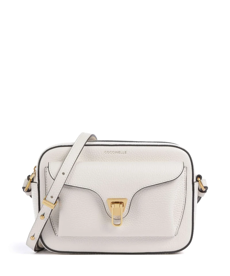 Coccinelle Beat Soft Crossover väska blanco