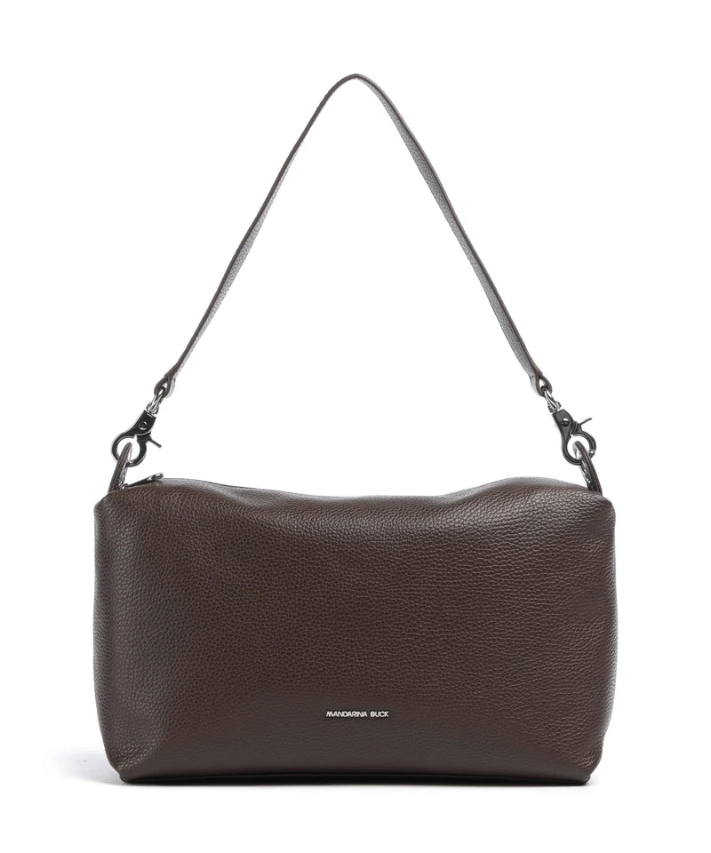 Mandarina Duck Mellow Leather Axelremsväska espresso