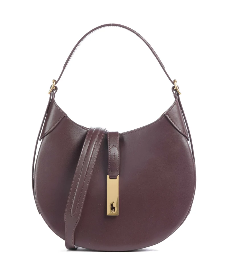 Polo Ralph Lauren ID Collection Small Axelremsväska midnight merlot