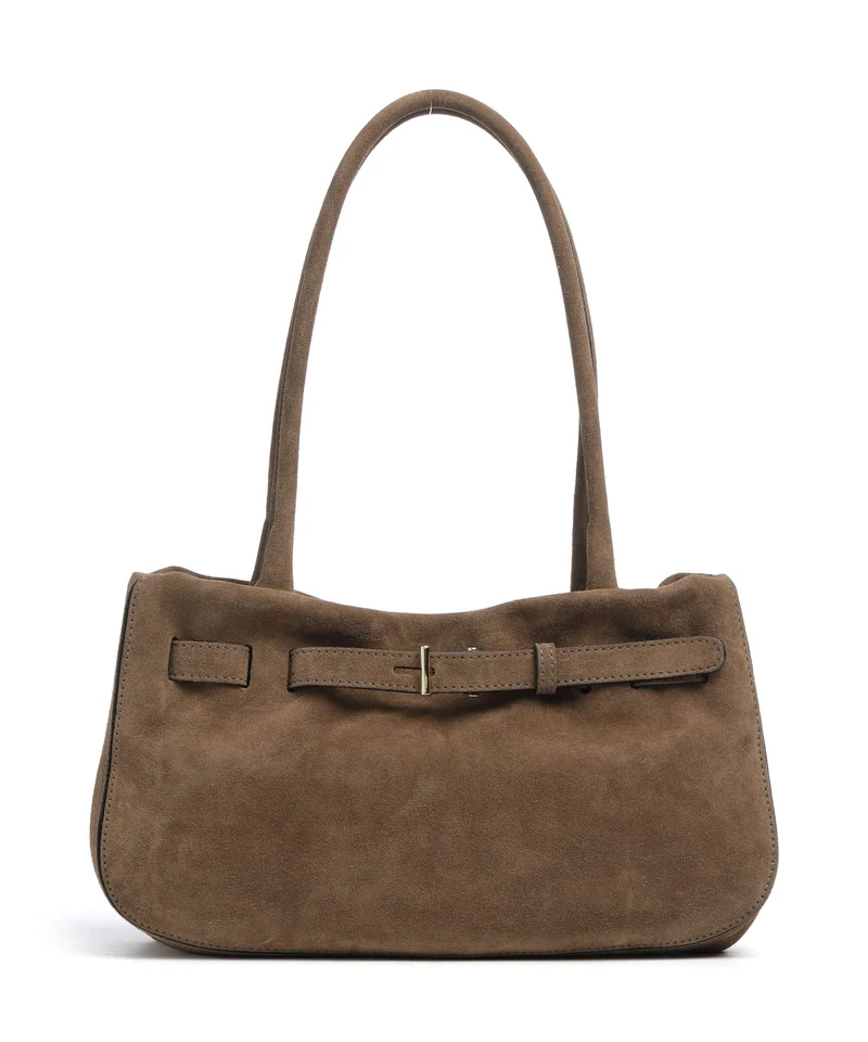 Abro Suede Jill Axelremsväska khaki