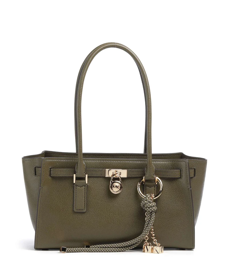 Michael Kors Hamilton Moderne Small Axelremsväska loden