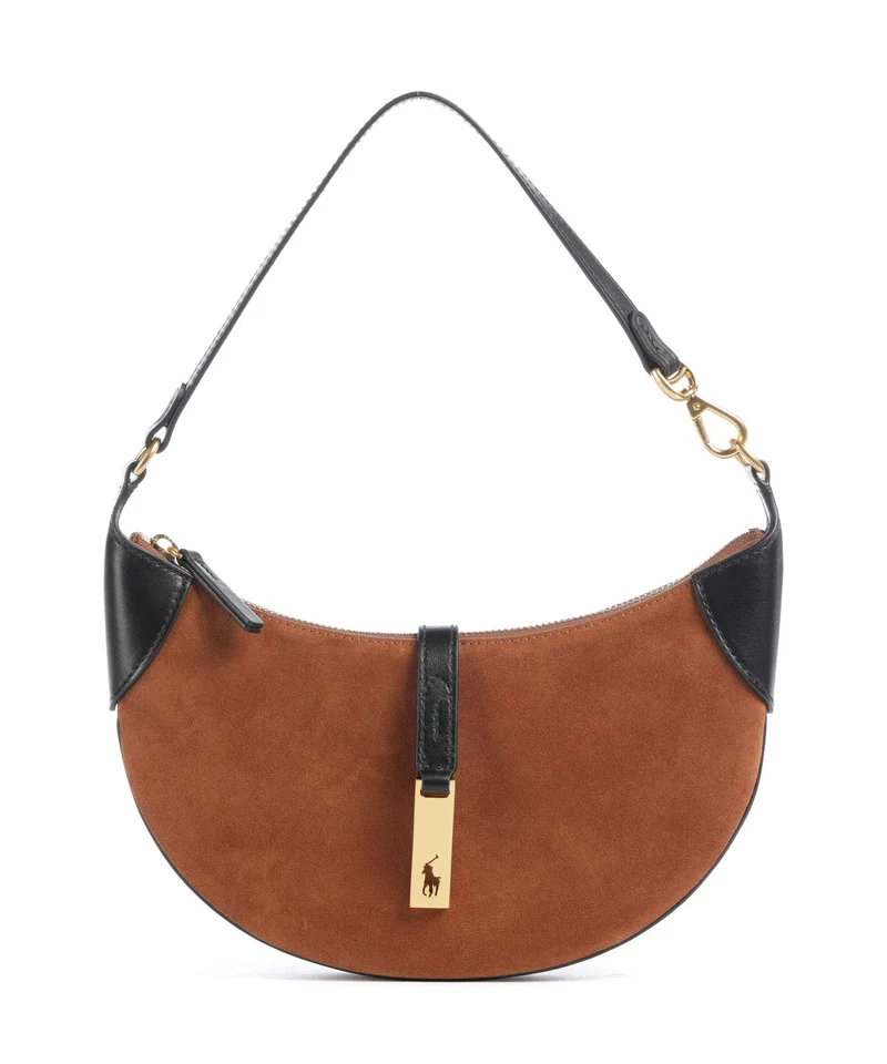 Polo Ralph Lauren ID Collection Small Axelremsväska toffee/black