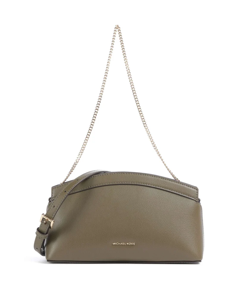 Michael Kors Athena Dome Chain Small Axelremsväska loden
