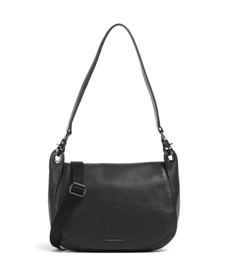 Mandarina Duck Mellow Leather Axelremsväska nero