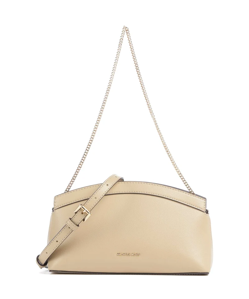 Michael Kors Athena Dome Chain Small Axelremsväska khaki