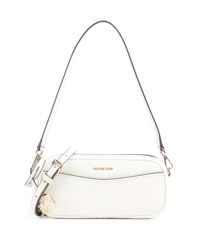 Michael Kors May Small Axelremsväska eggshell