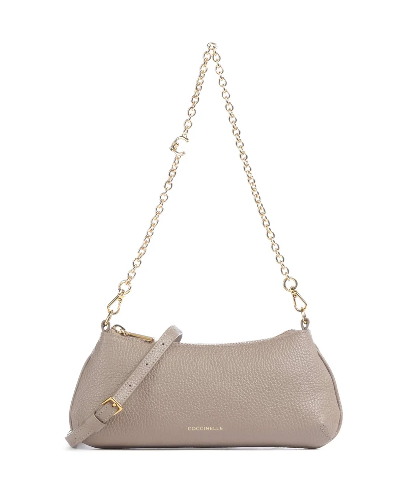 Coccinelle C-Me Axelremsväska warm taupe