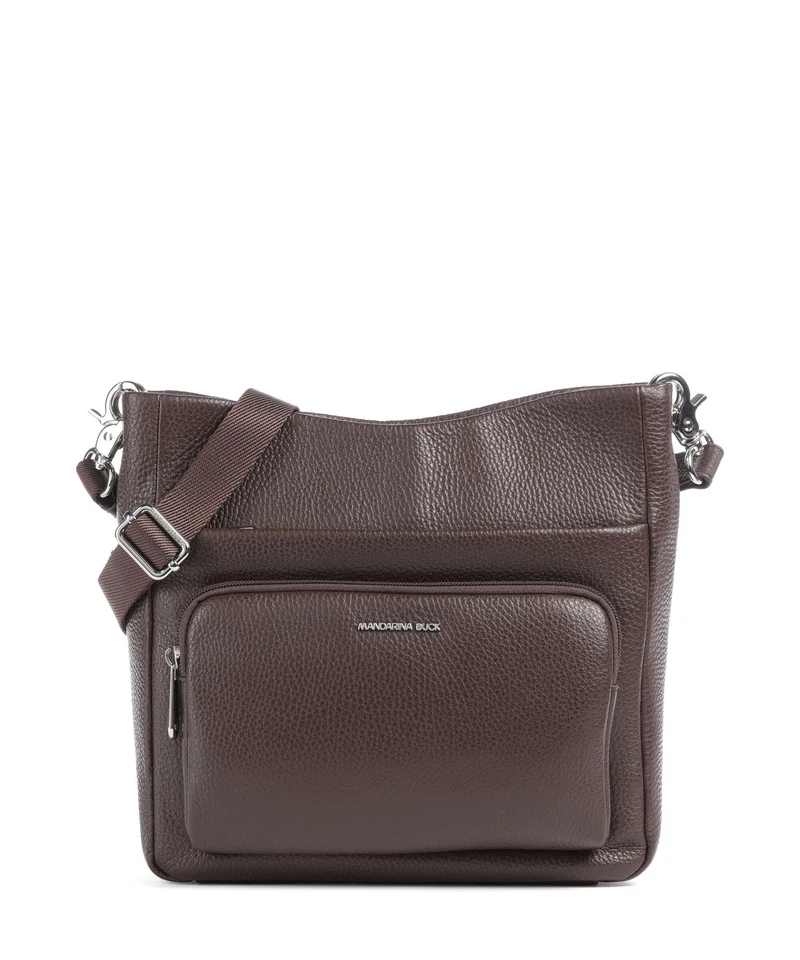 Mandarina Duck Mellow Leather Crossover väska espresso