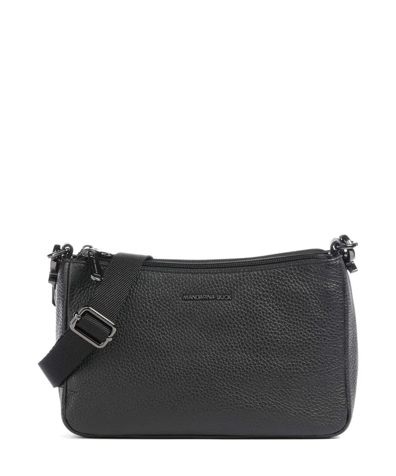 Mandarina Duck Mellow Leather Crossover väska nero