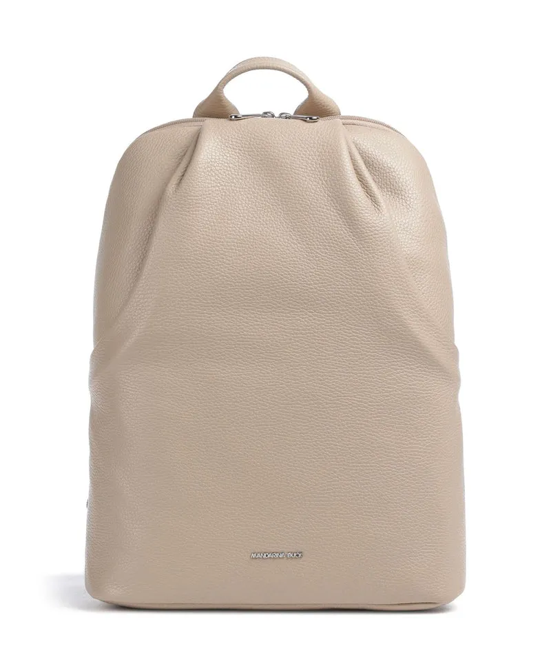 Mandarina Duck Mellow Leather Ryggsäck warm taupe