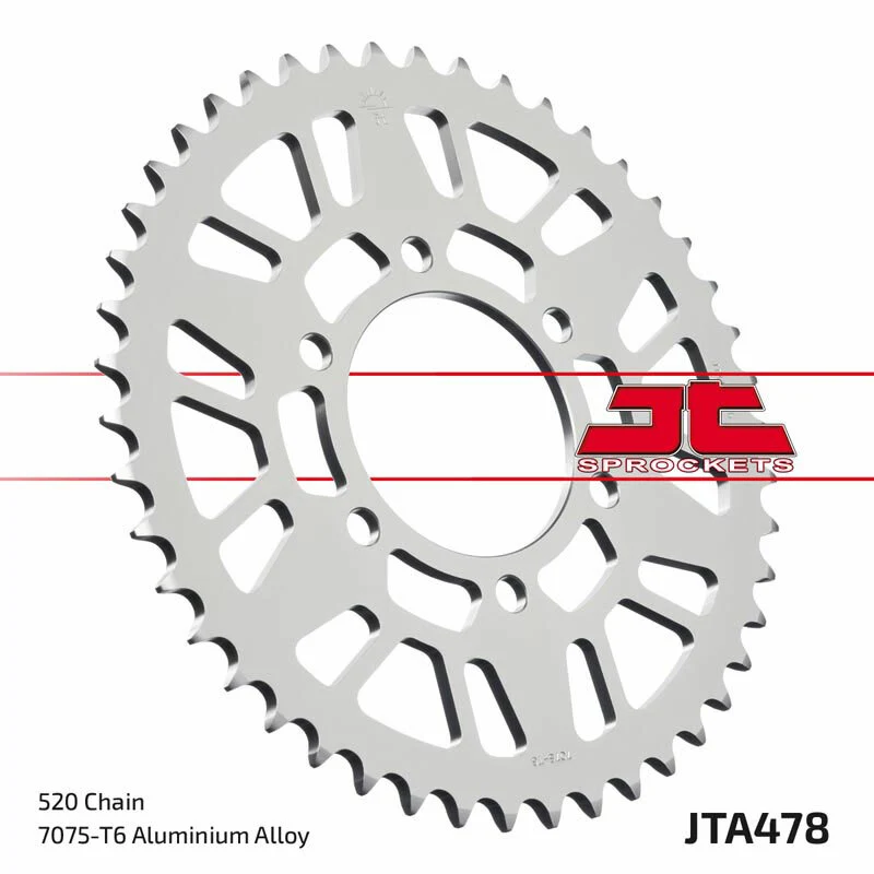 JT SPROCKETS Aluminium Ultra-Light Rear Sprocket 478 - 520 JTA478.44BLK