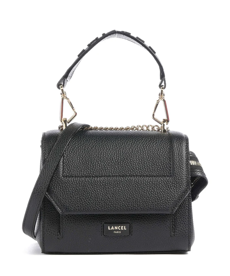 Lancel Ninon S Axelremsväska black/gold