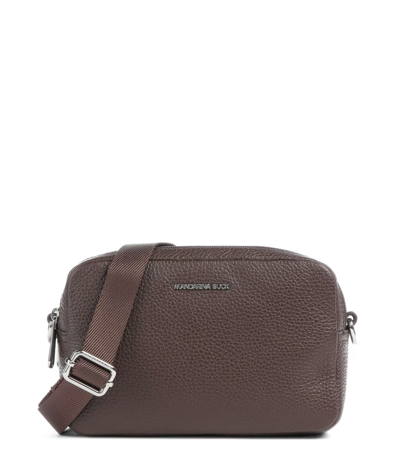 Mandarina Duck Mellow Leather Crossover väska espresso
