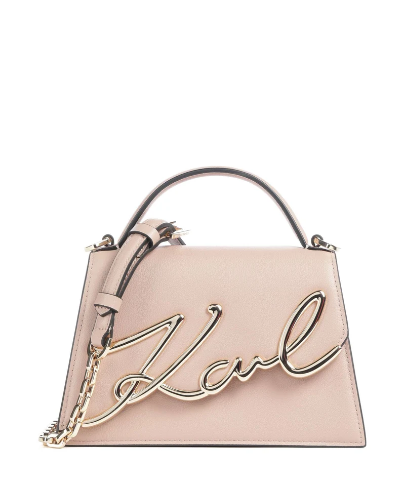 Karl Lagerfeld K/Signature 2.0 Crossover väska nude pink