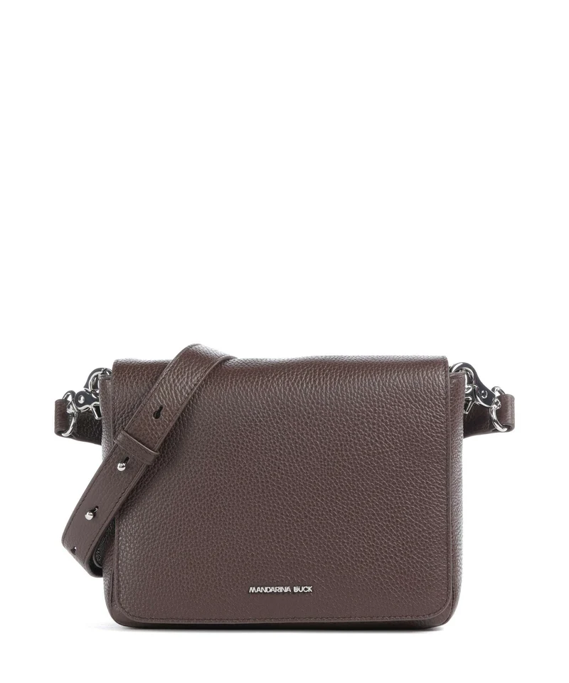 Mandarina Duck Mellow Leather Crossover väska espresso