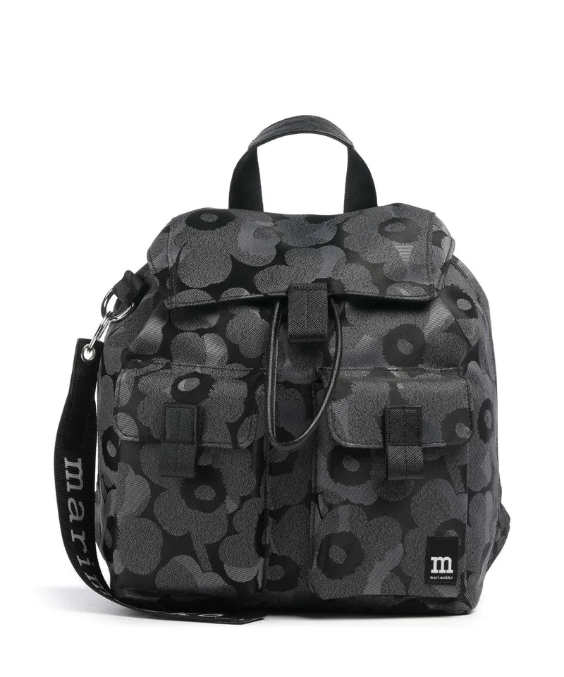 Marimekko Wear All Day M Unikko Ryggsäck grey/dark grey