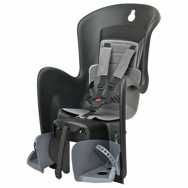 POLISPORT Bilby Maxi CFS Rear Child Bike Seat Carrier Mounting - Black/Dark Grey 8632200004