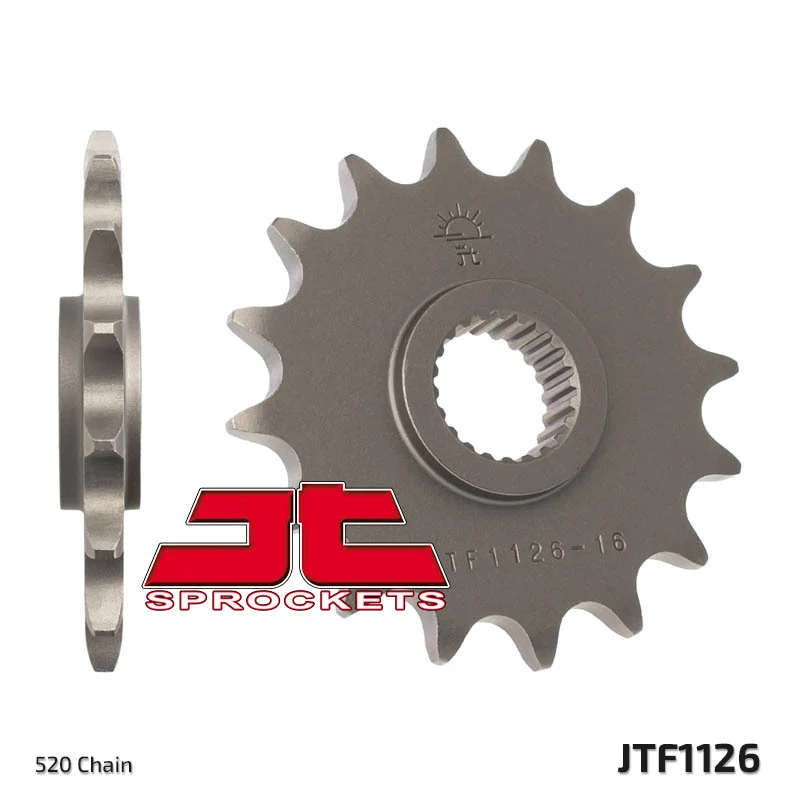 JT SPROCKETS Steel Standard Front Sprocket 1126 - 520 JTF1126.16